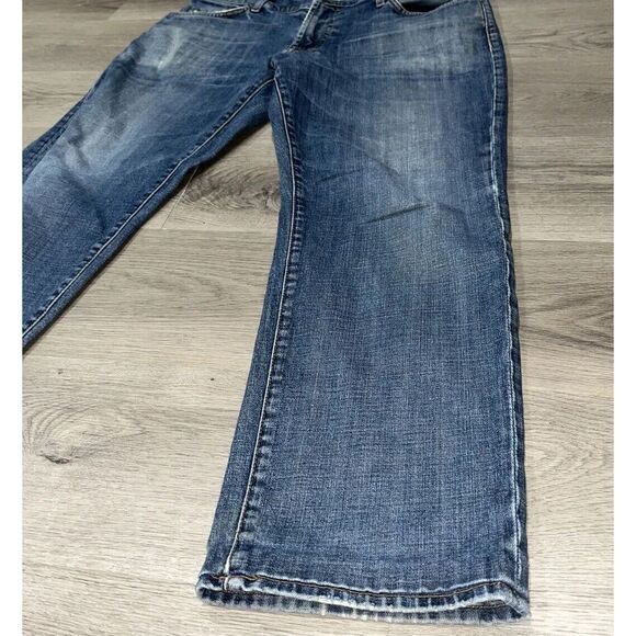 7 For All Mankind Men's Blue Cotton Blend Slimmy Stretch Denim Jeans Size 38x28 - Picture 6 of 11